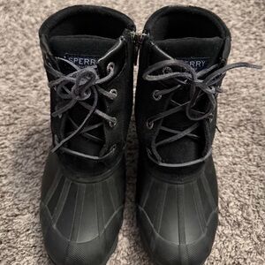 Sperry Black Waterproof Boots